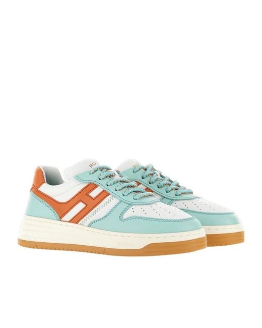 Hogan White H630 Low-Top Sneakers