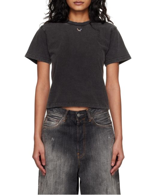 OTTOLINGER Black Pierced Fitted T-Shirt