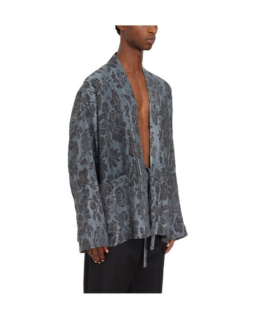 Uma Wang Gray Pattern Jacket for men