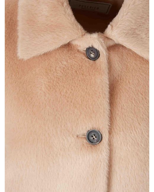 Peserico Natural Long-Sleeved Coat