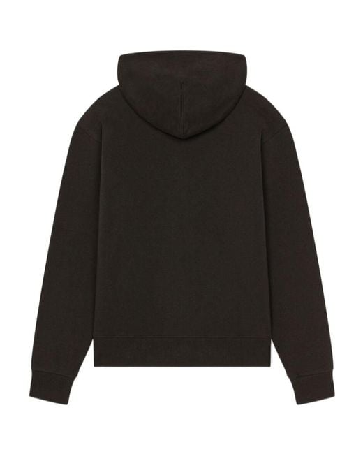 KENZO Black Boke Flower Zipped Hoodie for men