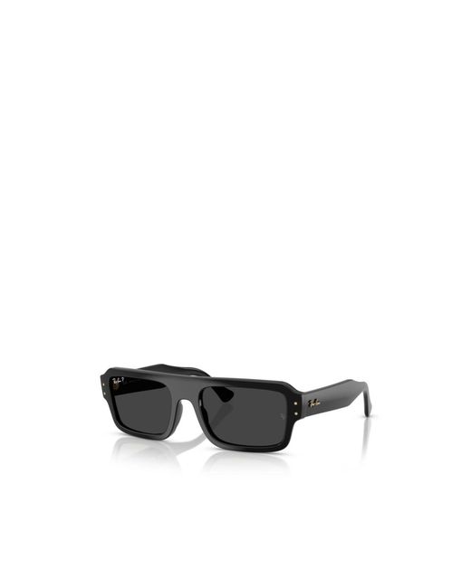 Ray-Ban Black Geometric Frame Sunglasses for men