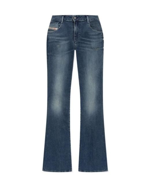 DIESEL Blue 1969 D-Ebbey Distressed Jeans