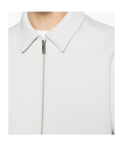 Calvin Klein White Long-Sleeved Casual Jacket for men