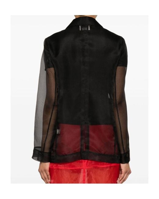 Forte_forte Black Sheer Jacket