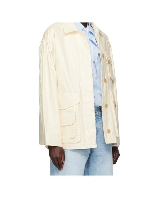 Rag & Bone White Aston Field Jacket