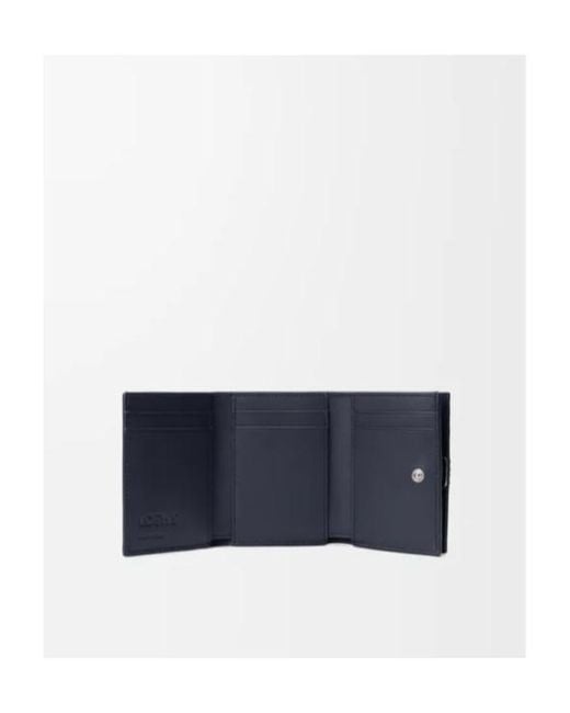 Loewe Blue Anagram Trifold Wallet