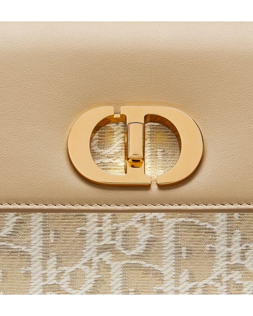 Dior Natural 30 Montaigne Avenue East-West Double Strap Mini Chain Bag