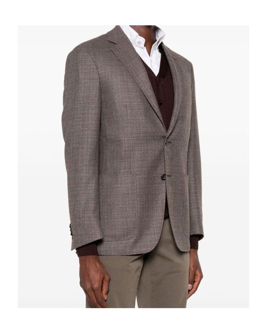 Canali Brown Kei Jacket for men
