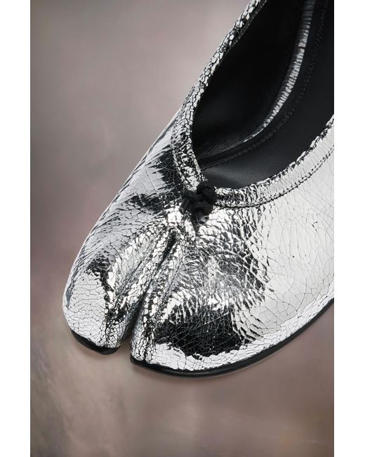 Maison Margiela White Tabi Broken Mirror New Ballerinas