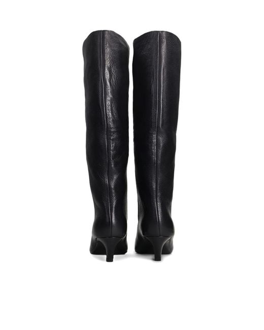 Ash Black Pointed-Toe Boots