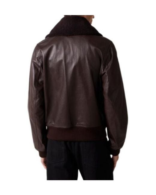 Our Legacy Black Nordic-Style Leather Jacket for men