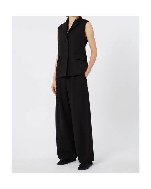 Max Mara Black 'S Daniel Pleated Pants
