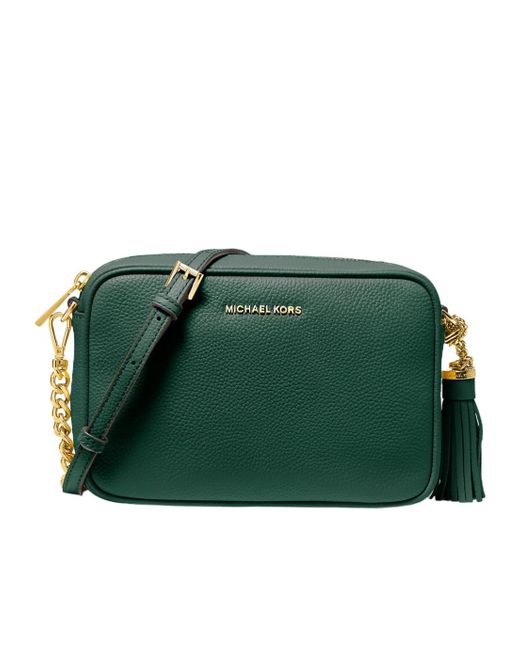 MICHAEL Michael Kors Green Jet Set Medium Crossbody Bag