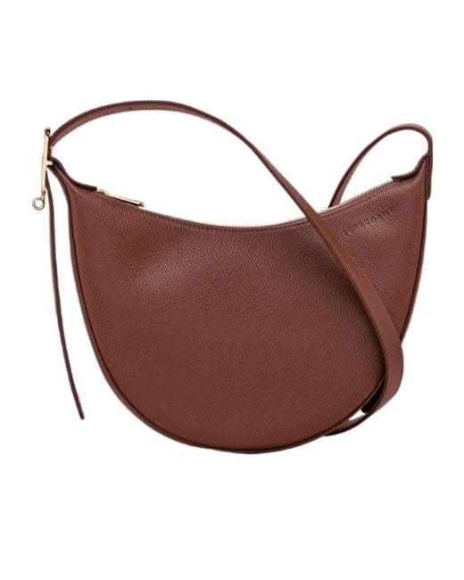 Longchamp Brown Le Foulonné S Crossbody Bag