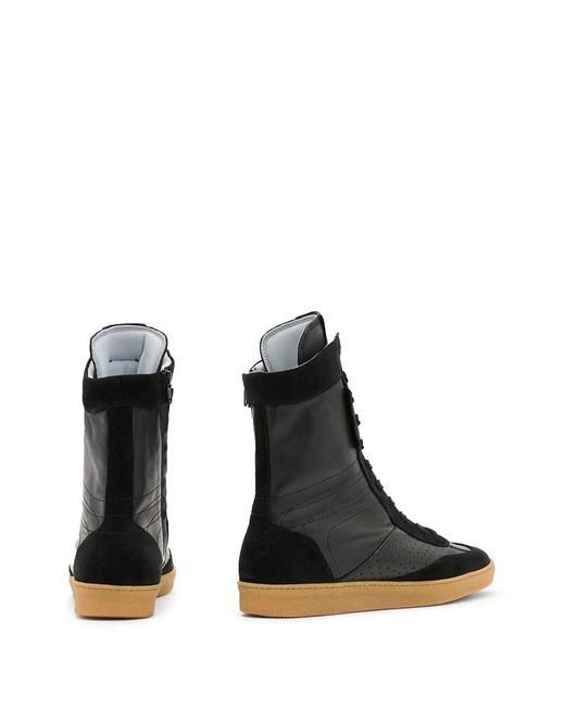 AllSaints Black Leather Sneakers