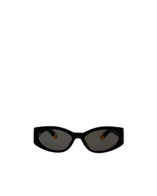 Jacquemus White Oval Frame Sunglasses for men