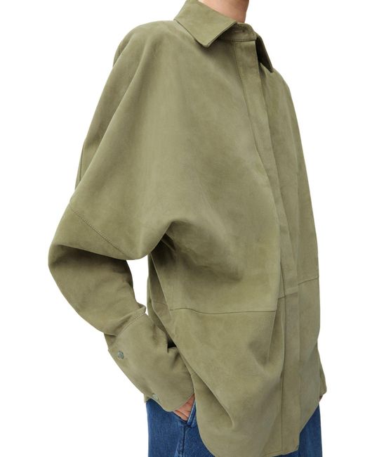 Loewe Green Draped Shirt