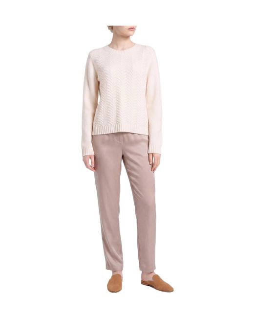 Max Mara Pink Solid Color Jumpers