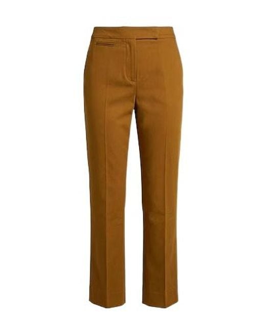 Max Mara Brown Fitted Bootcut Trousers