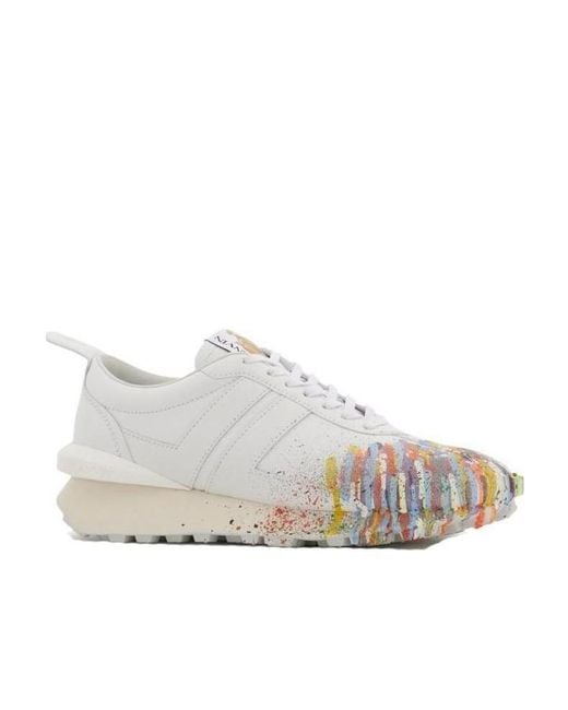 Lanvin White X Gallery Department Lace-Up Sneakers for men