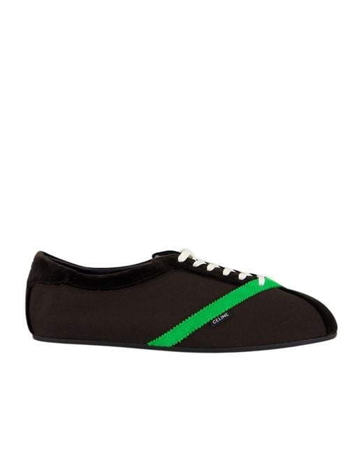 Céline Green Lace-Up Sneakers for men