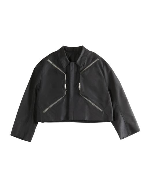 Rick Owens Black Heizer Mac Jacket for men