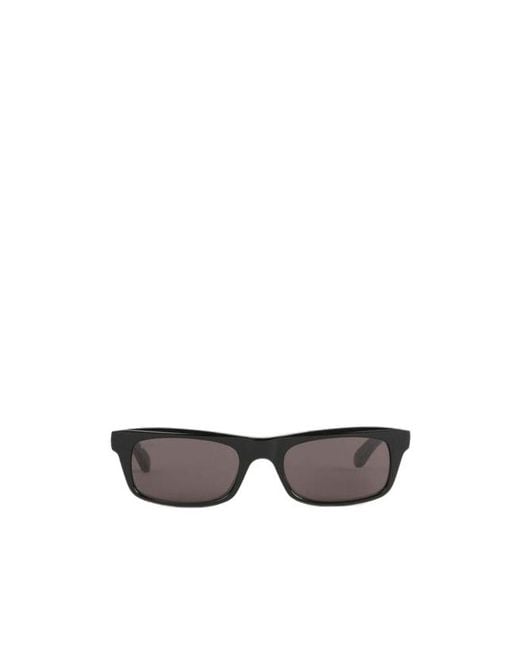 Balenciaga White Eyewear Rectangle Frame Sunglasses for men