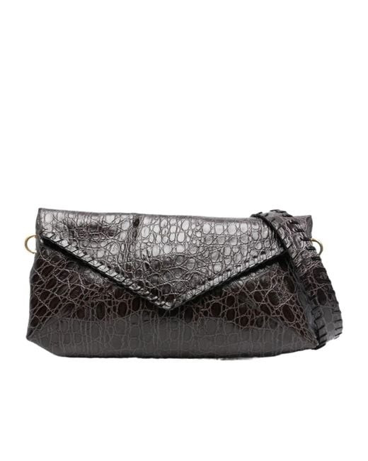 Dries Van Noten Black 'Env' Bag