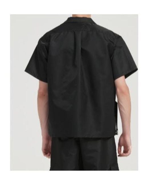 Marissa Chiara Black Short Sleeve Shirt for men