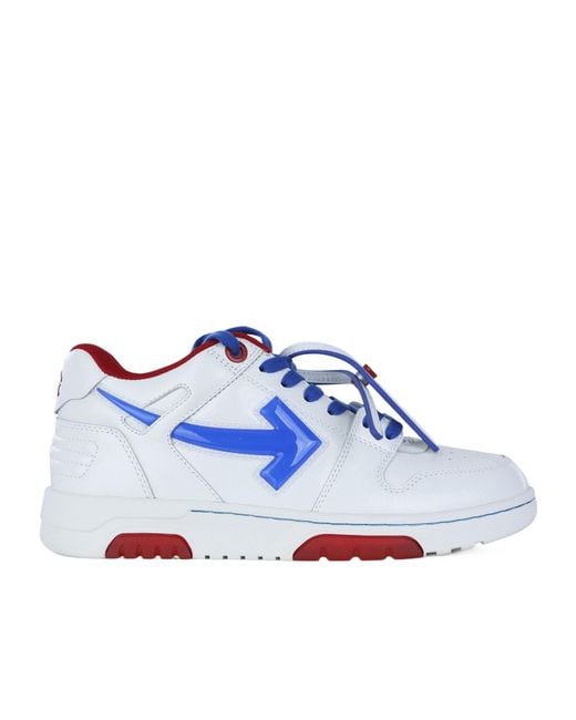 Off-White c/o Virgil Abloh Blue Out Of Office Bubble Arrow Sneakers for men