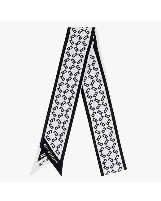 Givenchy Black Logo Scarf