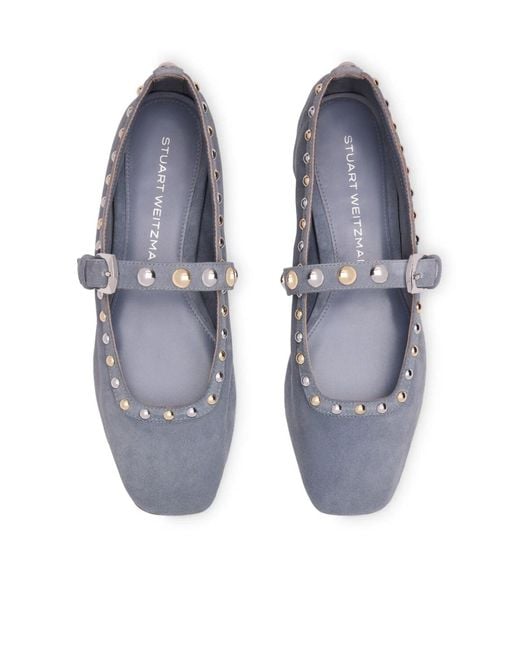 Stuart Weitzman White Perry Mary Jane