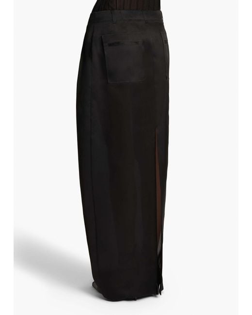 Khaite Black Lucian Skirt