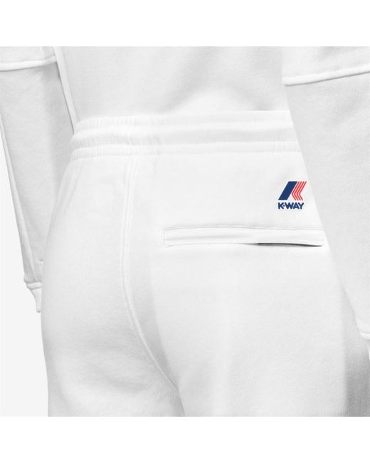 K-Way Gray Casmir Fleece Shorts for men