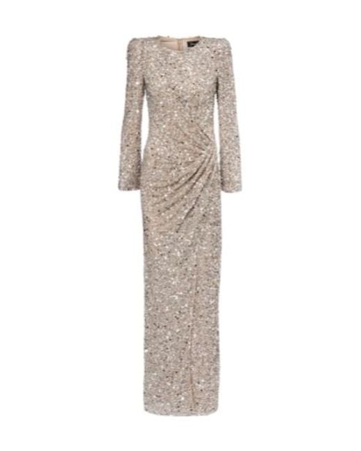 Jenny Packham White Marie Sequined Gown