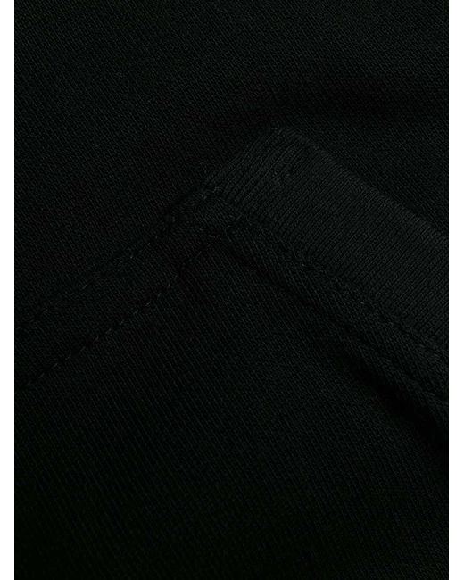 Paul & Shark Black Logo Printed Hooded Casual Jacket for men