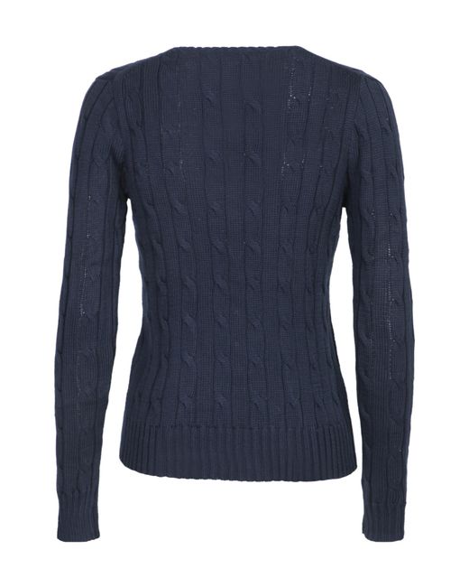 Polo Ralph Lauren Blue V-Neck Long Sleeved Jumper