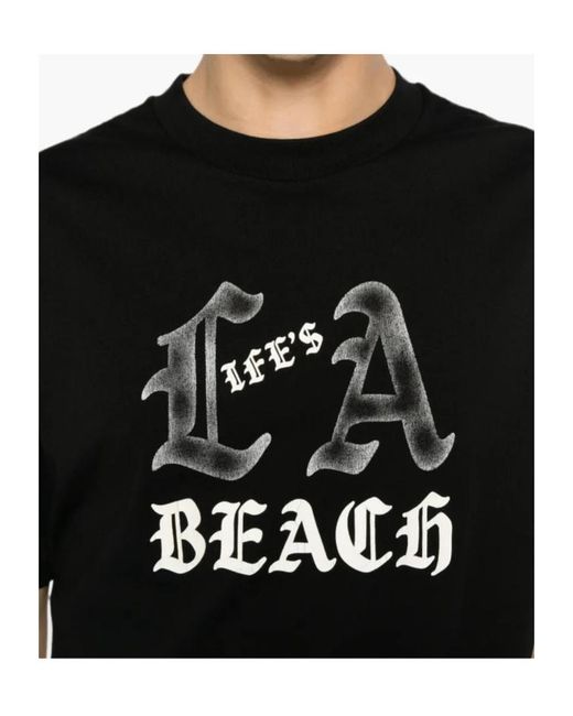 Palm Angels Black Short-Sleeved T-Shirt for men