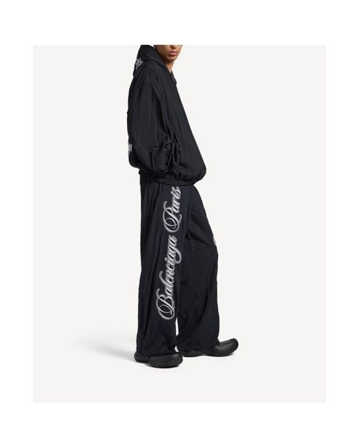 Balenciaga Black Drawstring Reversible Sweatpants for men