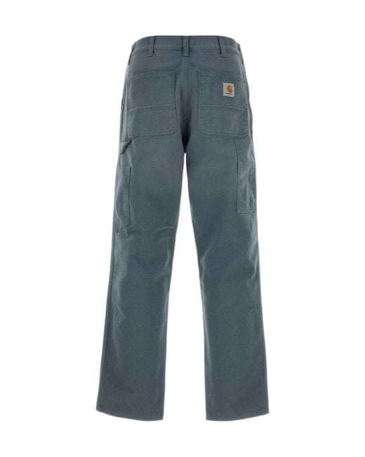 Carhartt Blue Single Knee Straight-Leg Pants for men