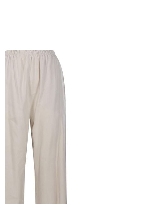Max Mara Gray Destino Wide-Leg Pants