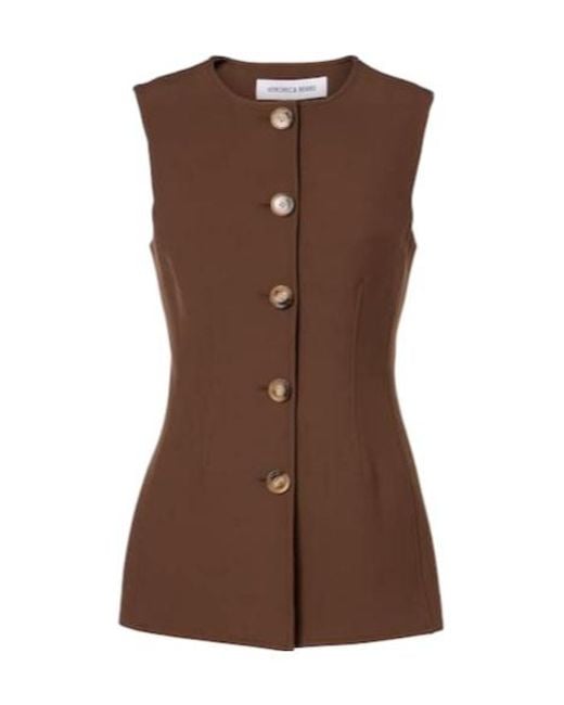 Veronica Beard Brown Jessup Vest