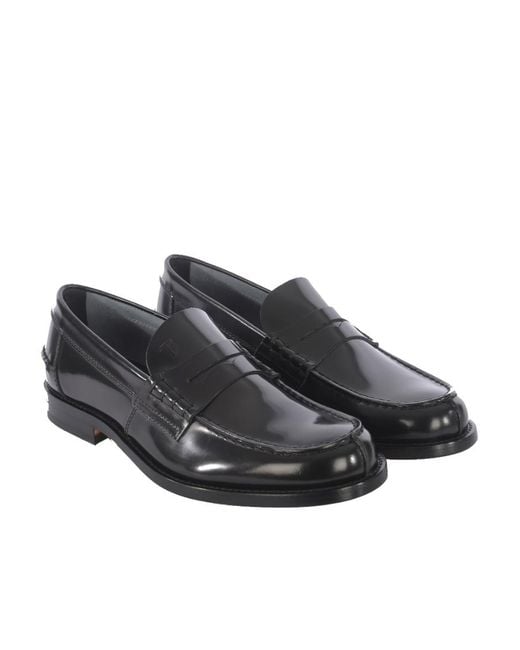 Tod's Black Slip-On Loafers for men