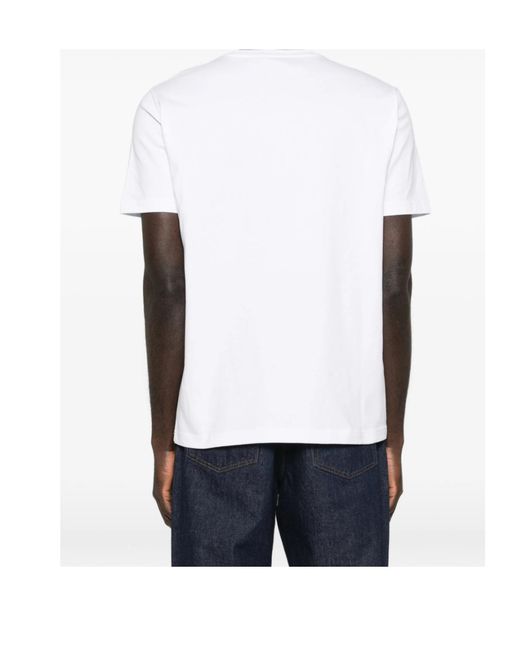 Iceberg White Short Sleeve Crewneck T-Shirt for men