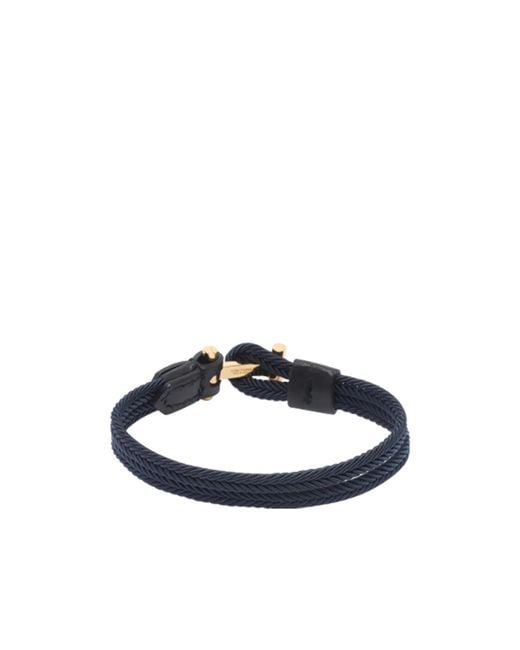 Tom Ford Blue Braided Bracelet for men