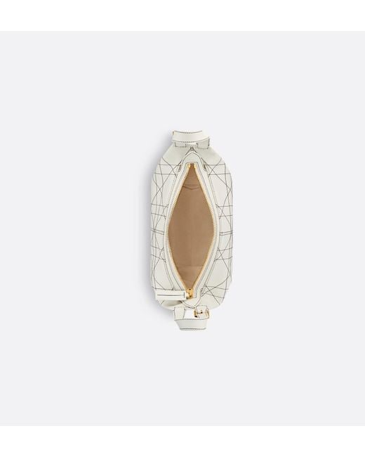 Dior White Small D-Journey Shoulder Bag