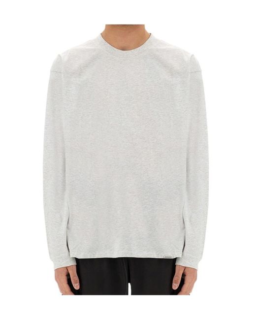 Represent White Initial Long-Sleeved T-Shirt for men