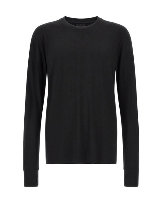 Thom Krom Black M Ts 970 Thumb-Hole Sweater for men