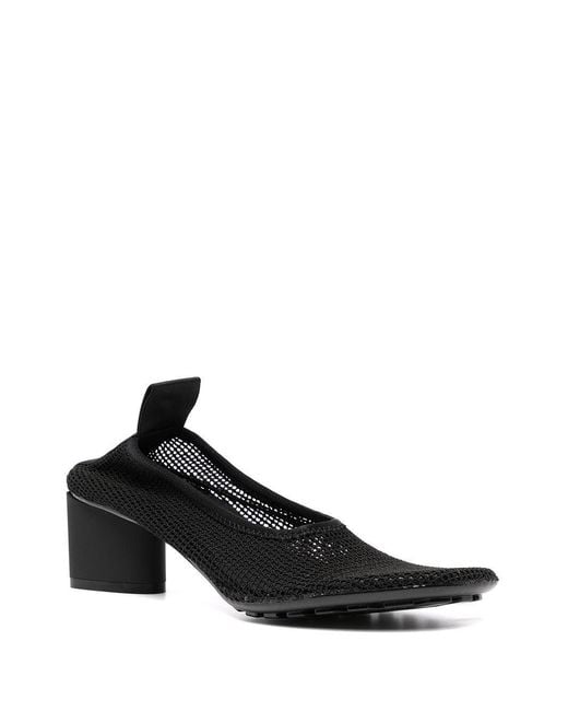 Bottega Veneta Black Thick Heels